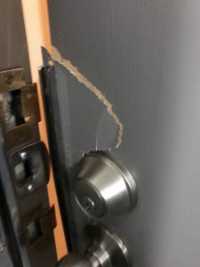 Door Broken Into By Burglars